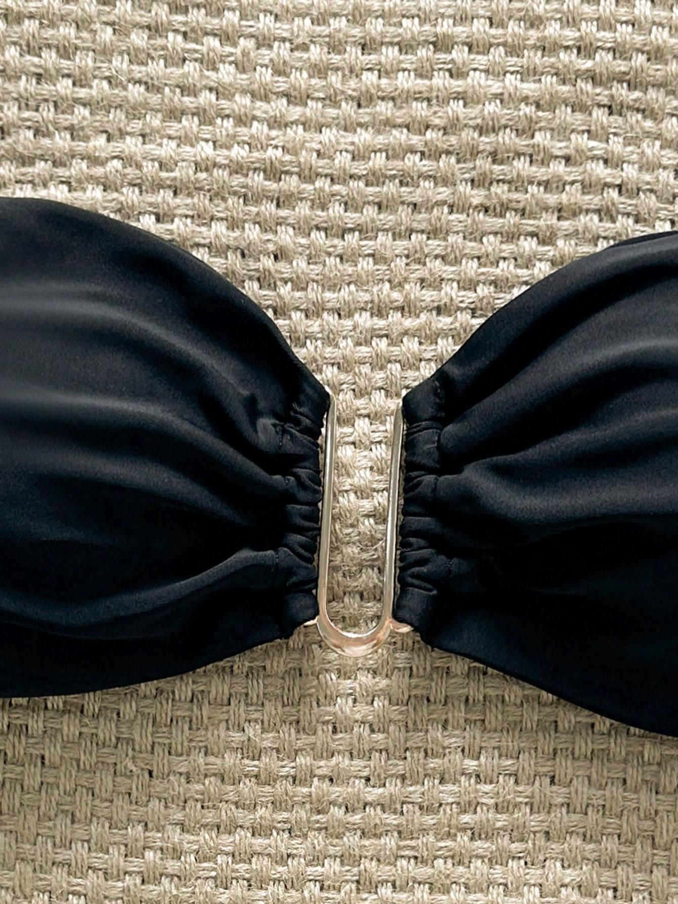 czarna góra od bikini 