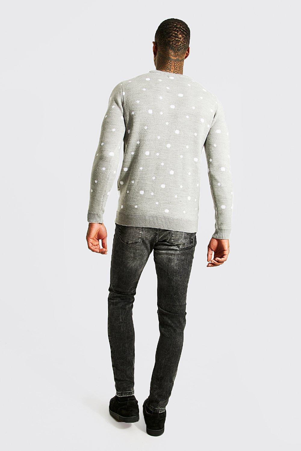 sweter świąteczny wzór