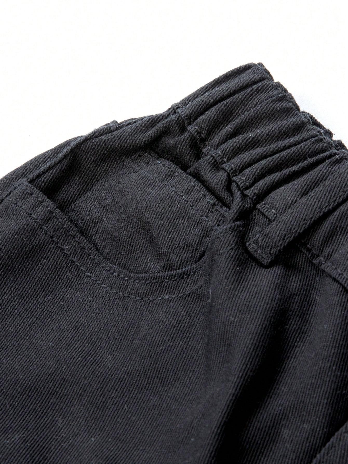 SPODNIE JEANS ZDOBIENIE KOKARDY
