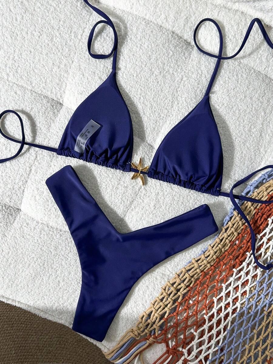GRANATOWA GÓRA OD BIKINI