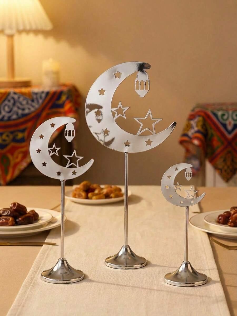 METALOWA DEKORACJA NA STÓŁ 3-PACK