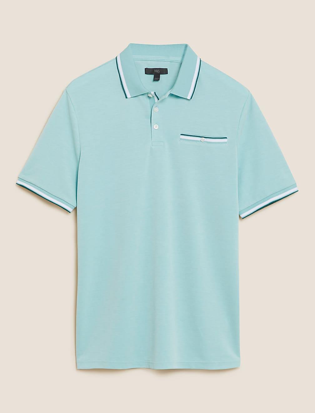 KOSZULKA POLO KIESZONKA T28-3312M-ST
