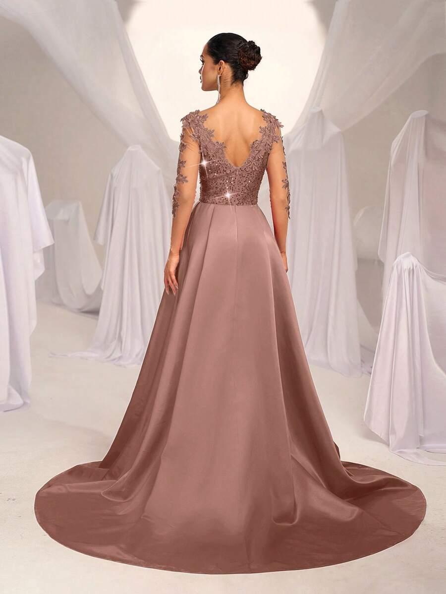 RÓŻOWA MAXI SUKIENKA