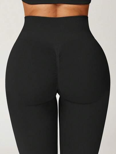 czarne legginsy dzwony