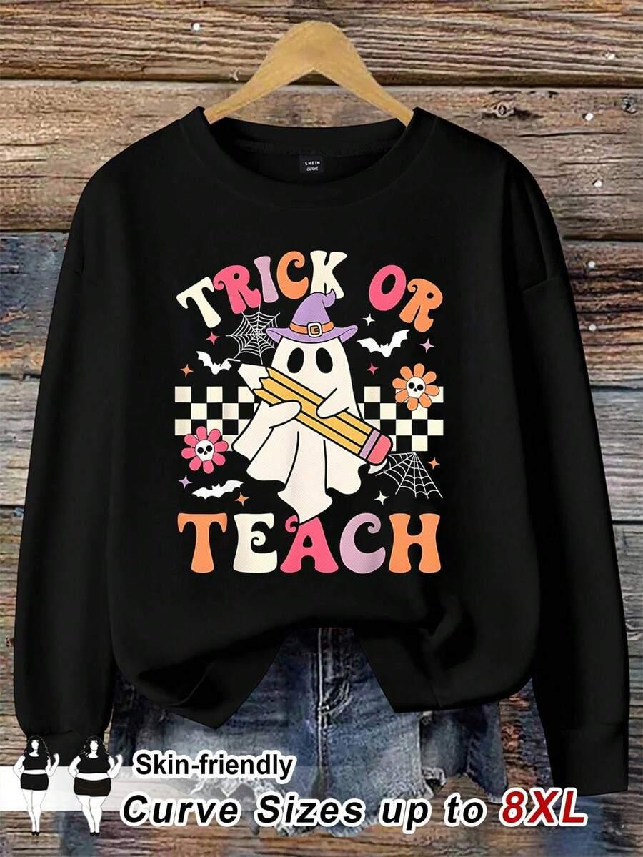 bluza długi rękaw wzór print