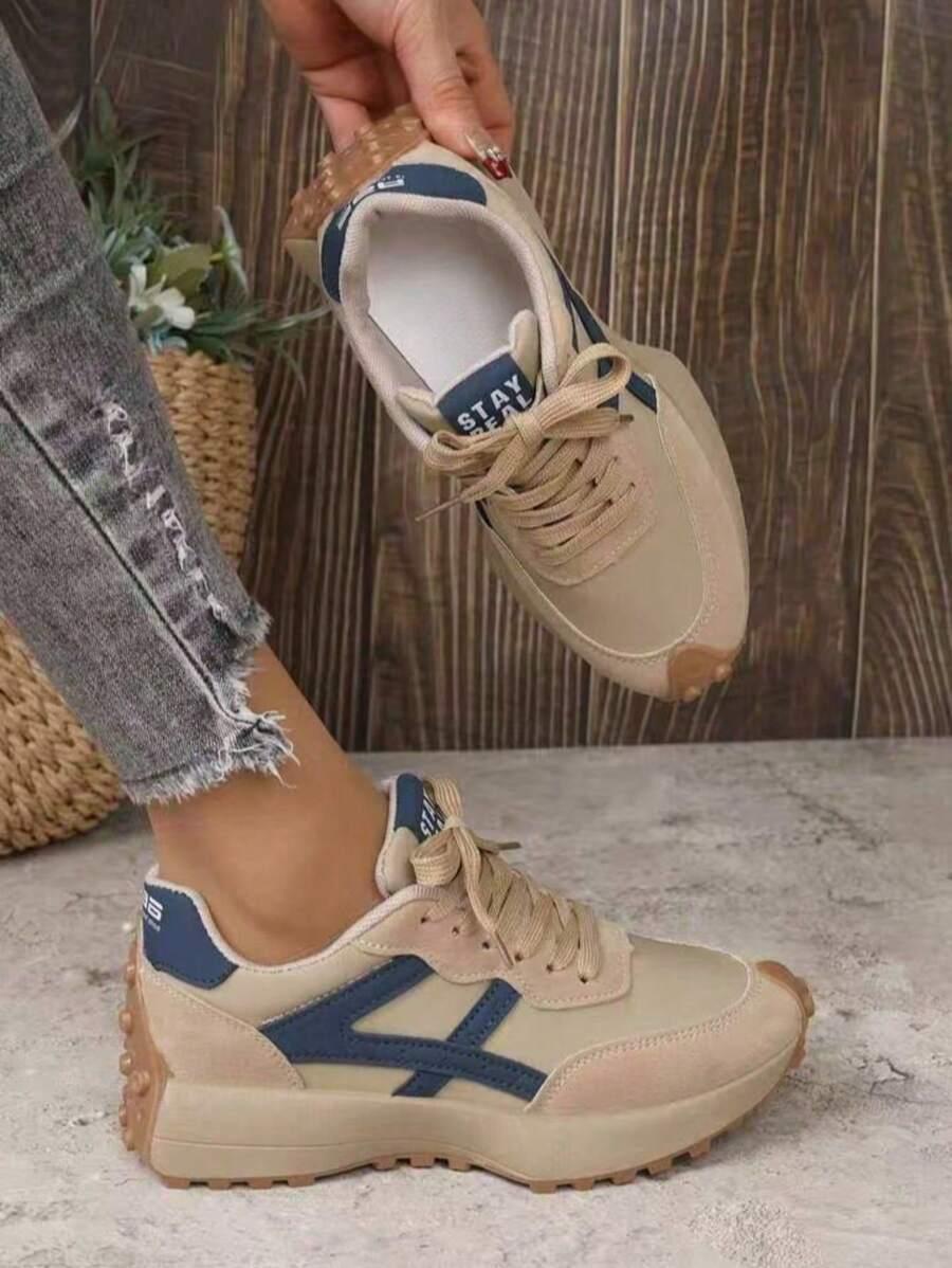 BRĄZOWE BUTY SPORTOWE