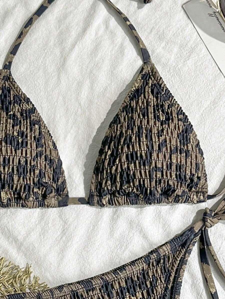 STRÓJ KĄPIELOWY KOMPLET ANIMAL PRINT 