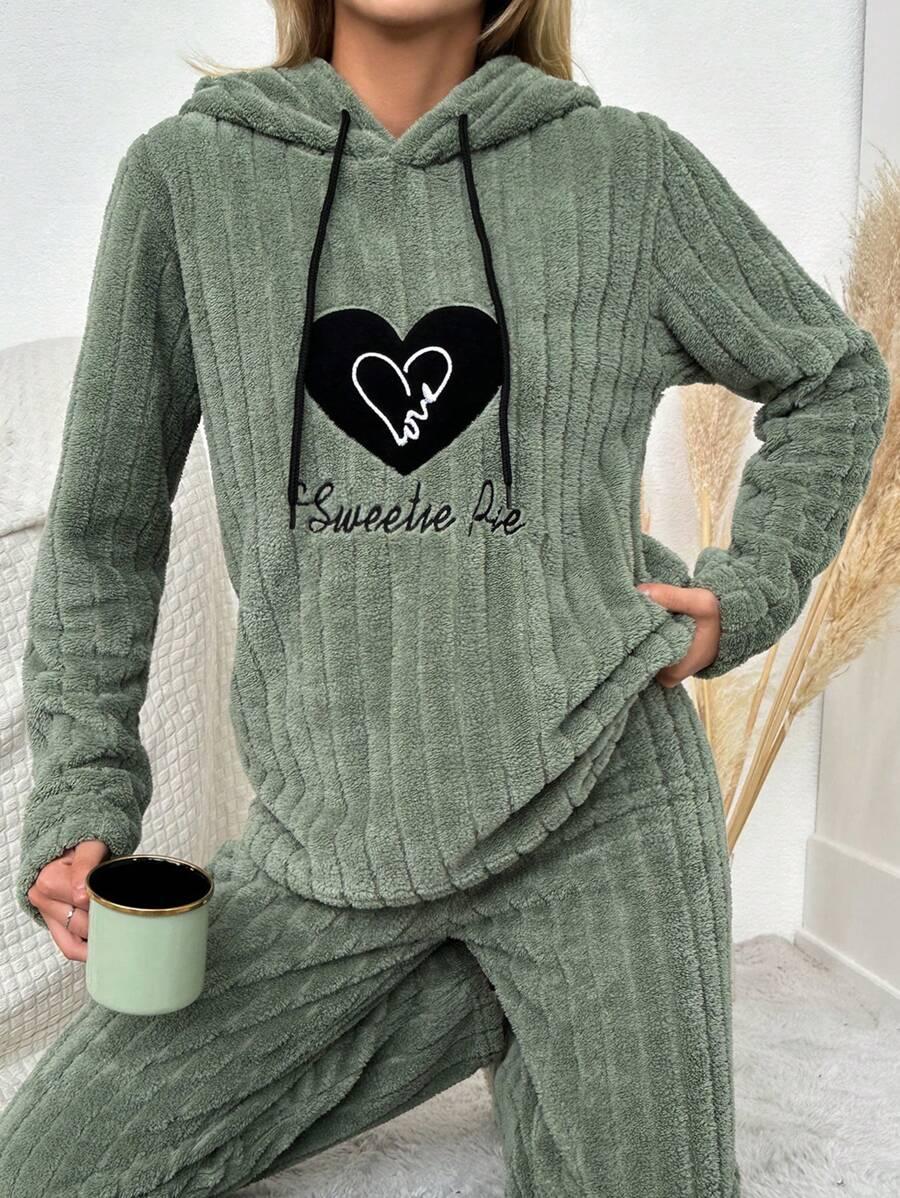 zielona bluza prążki miś