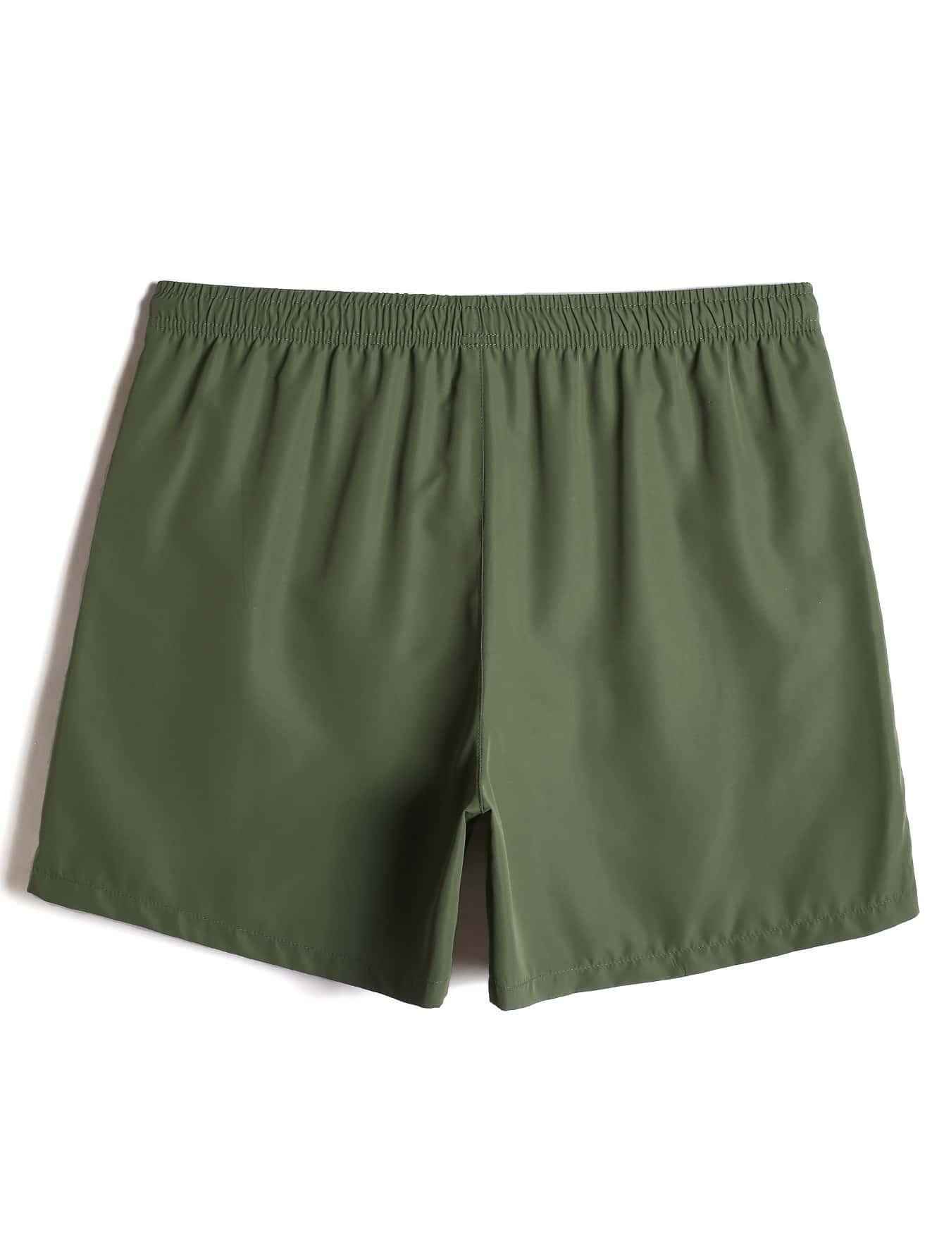 zielone spodenki casual