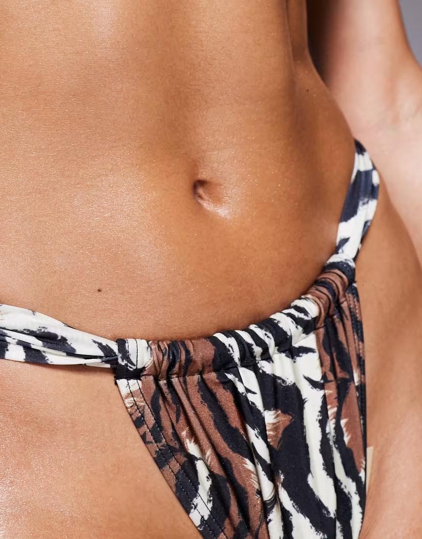 DÓŁ OD BIKINI ANIMAL PRINT 