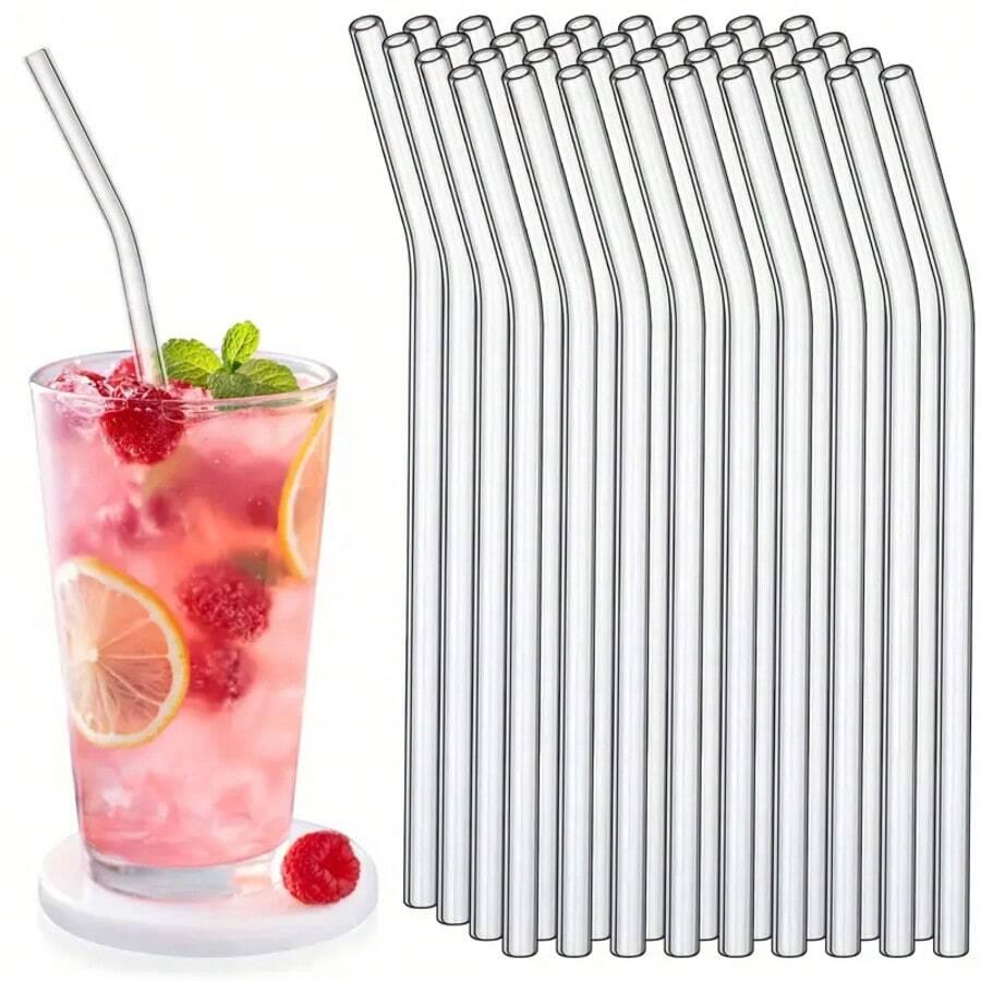 szklane słomki 8-pack 