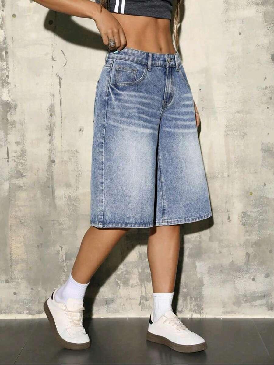 NIEBIESKIE SPODENKI JEANSOWE