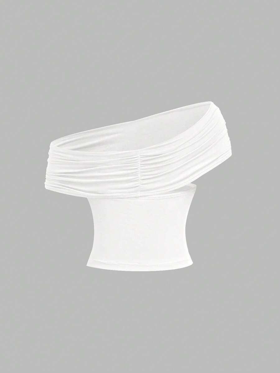 biały top basic