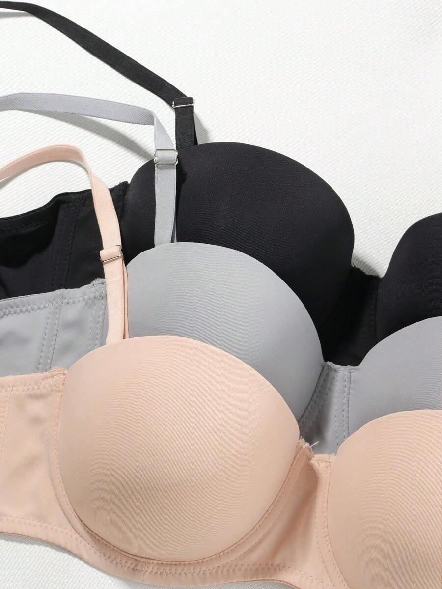 biustonosz push up 3-pack