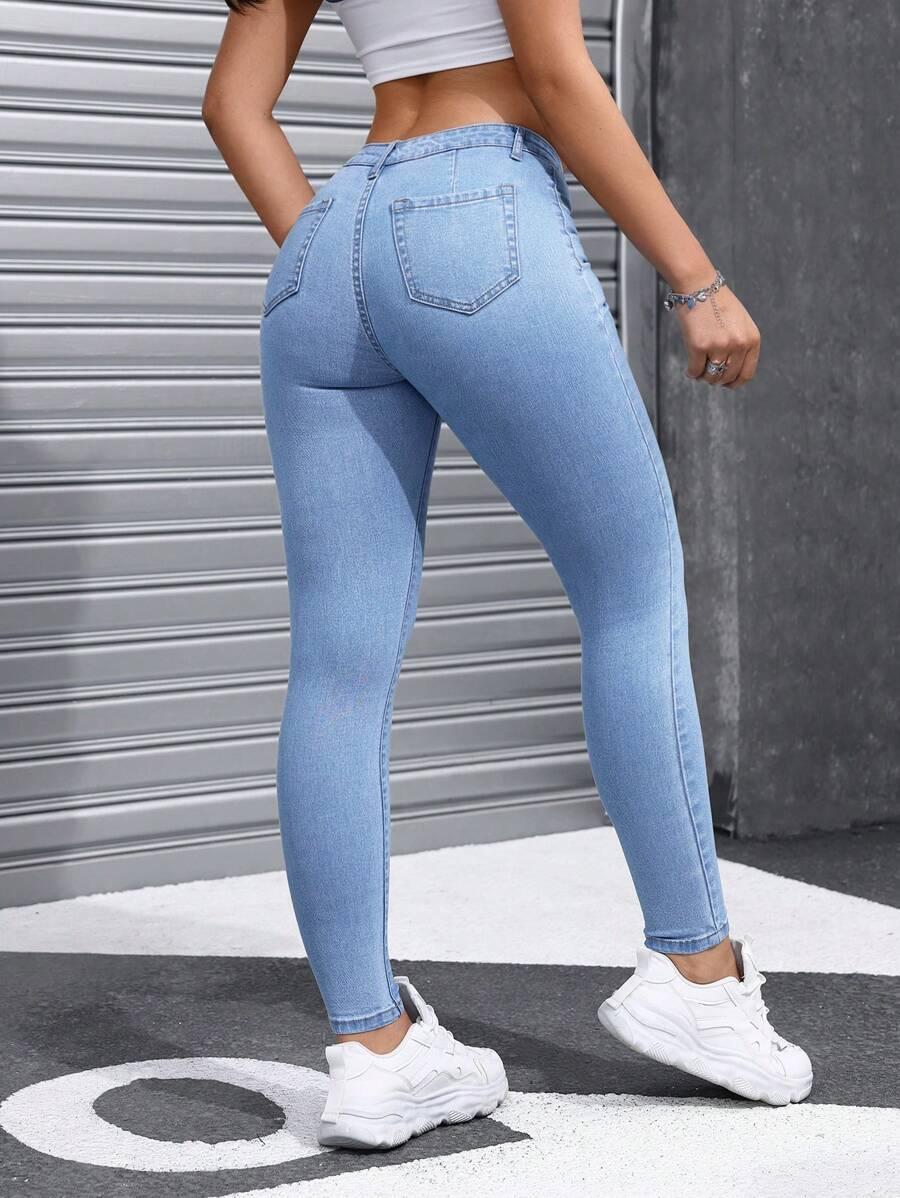 SPODNIE JEANS RURKI 