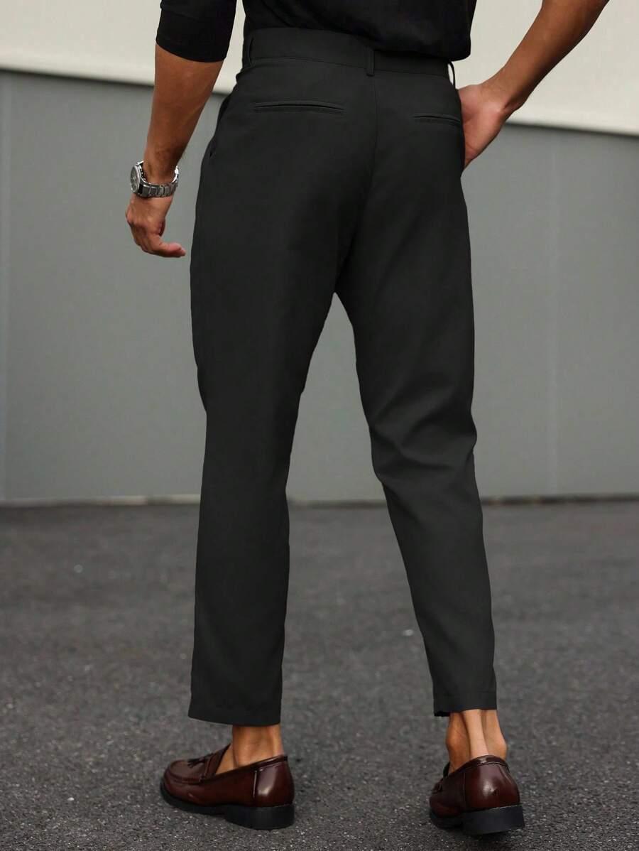CZARNE ELEGANCKIE SPODNIE