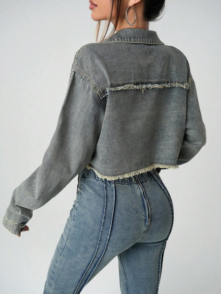 KURTKA JEANS ZAMEK