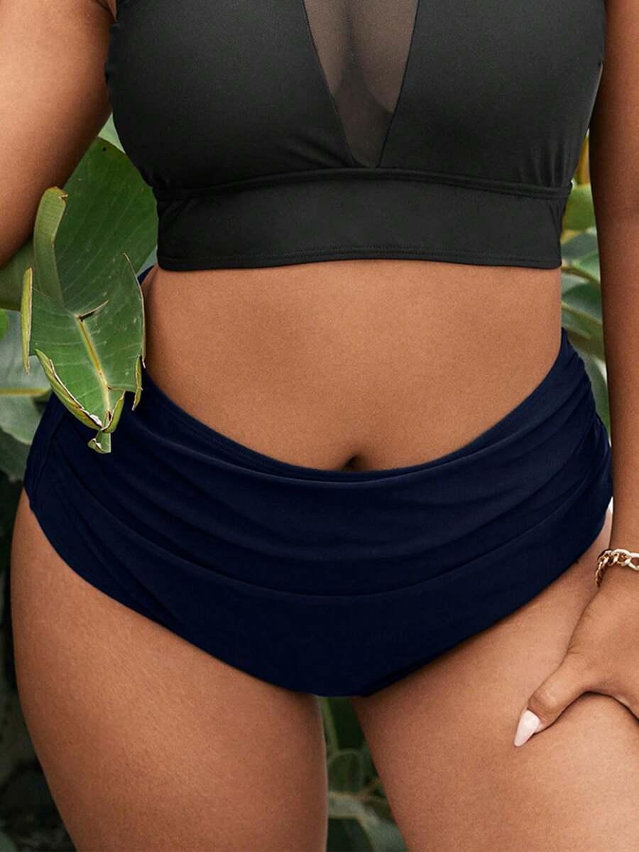 granatowy dół od bikini