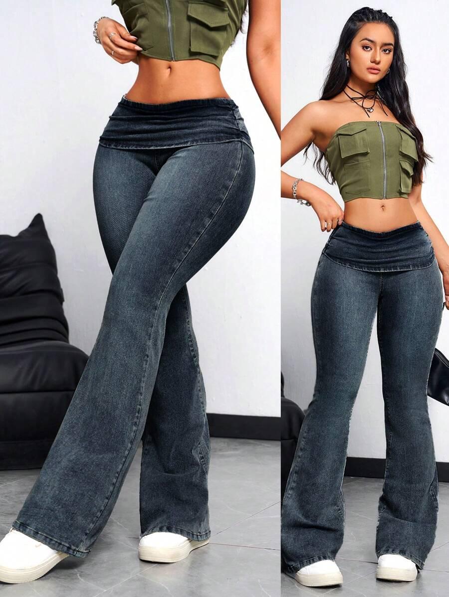 JEANSY DAMSKIE DZWONY 
