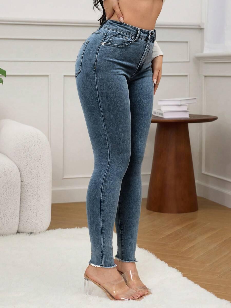 NIEBIESKIE SPODNIE JEANS