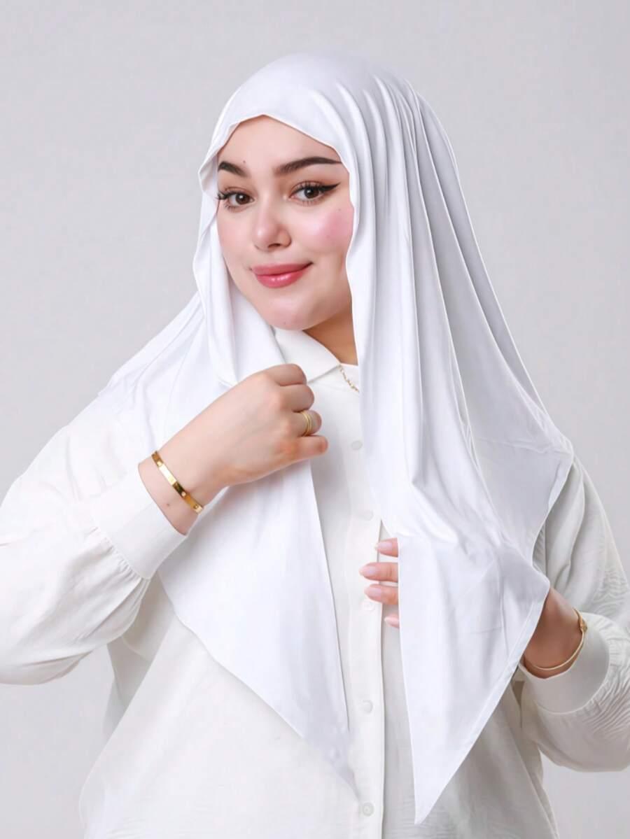 biała chusta HIDŻAB