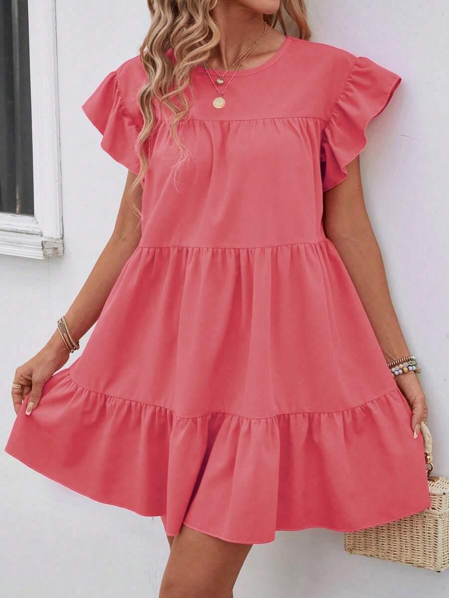 różowa mini sukienka