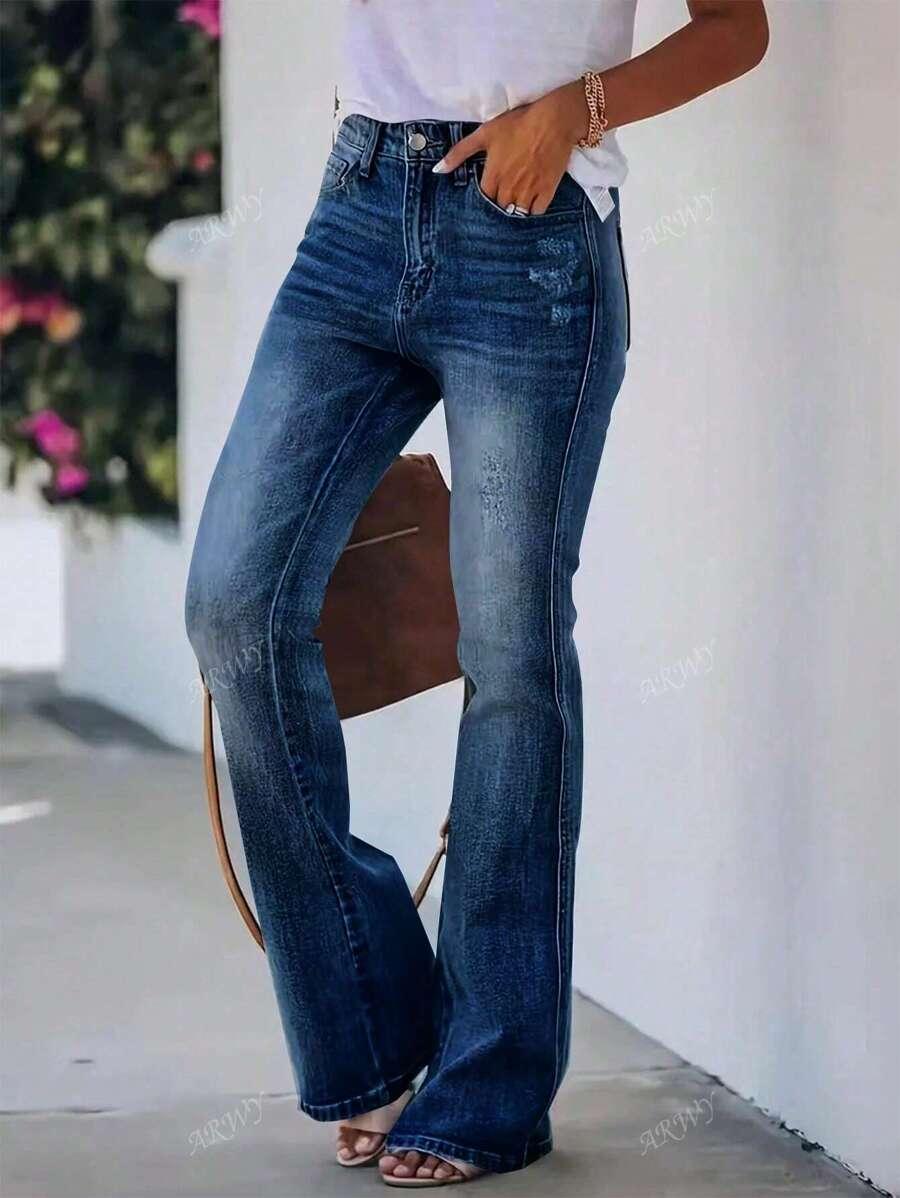 NIEBIESKIE SPODNIE JEANS
