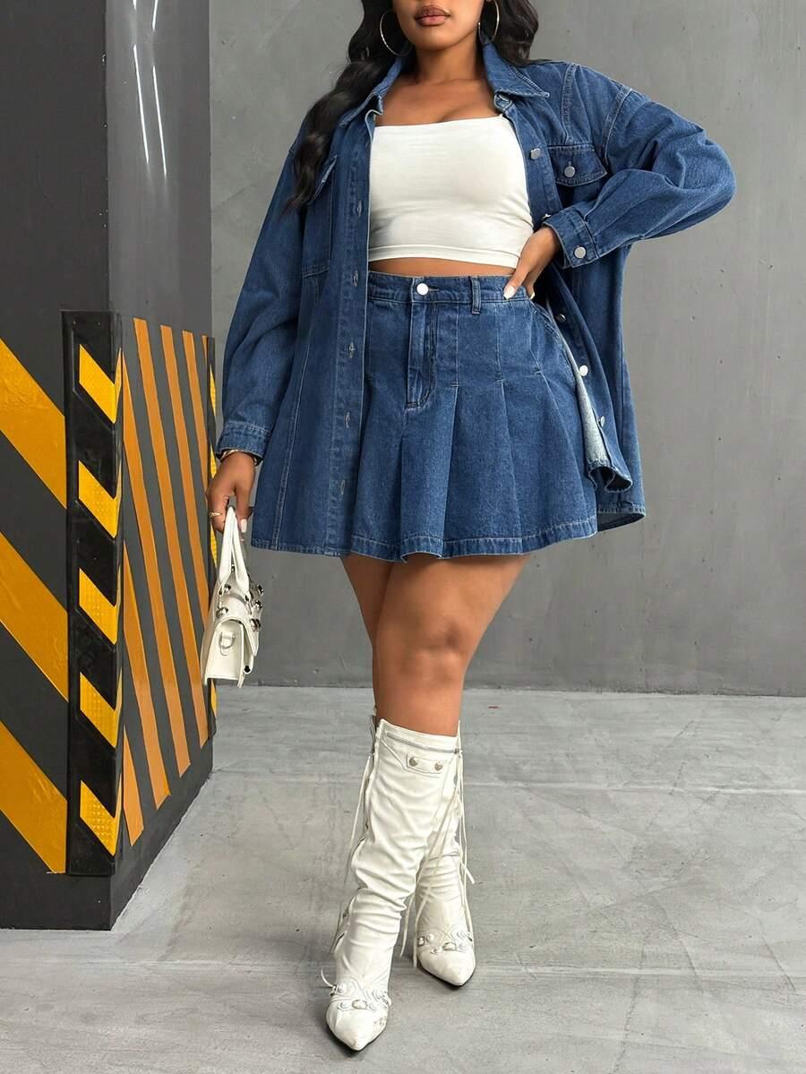 mini spódnica jeans
