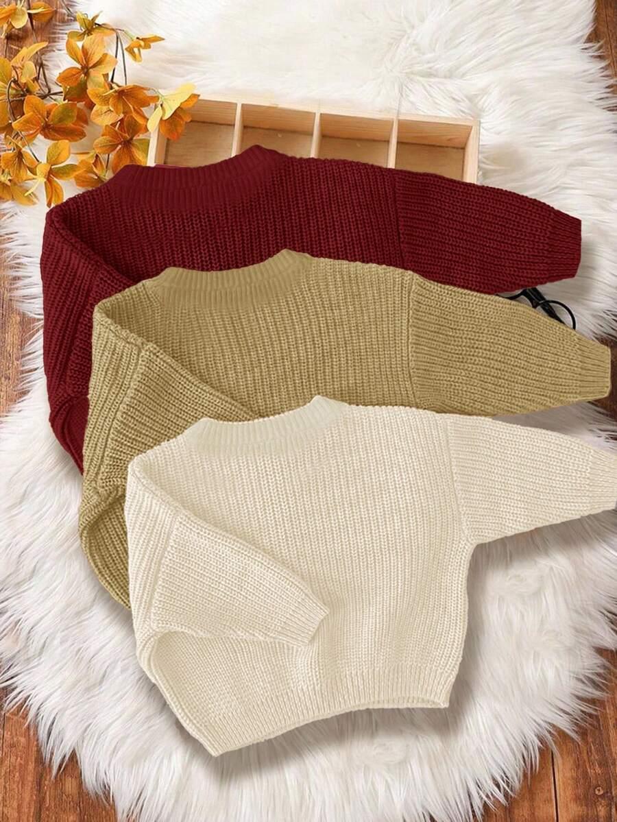 SWETER OKRĄGŁY DEKOLT 2-PACK