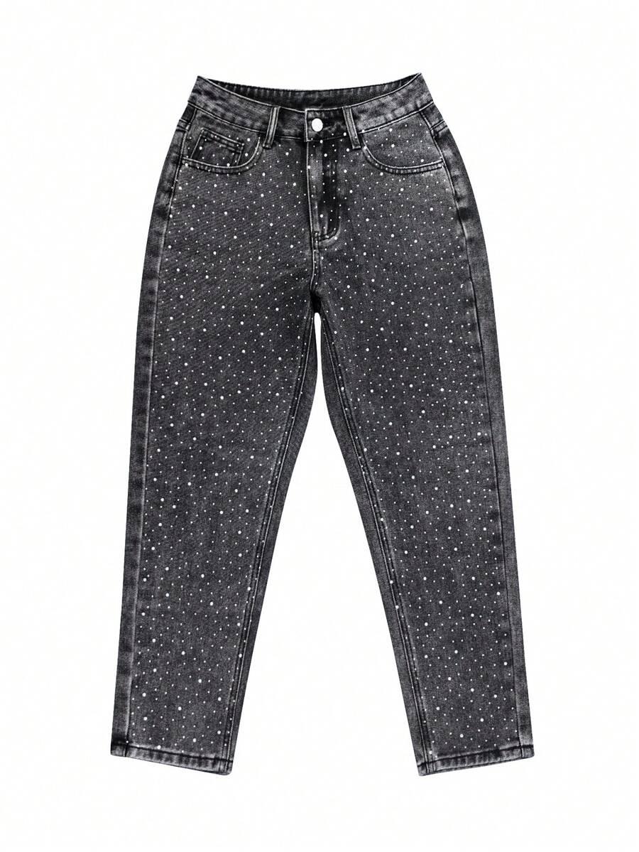SZARE JEANSY CASUAL