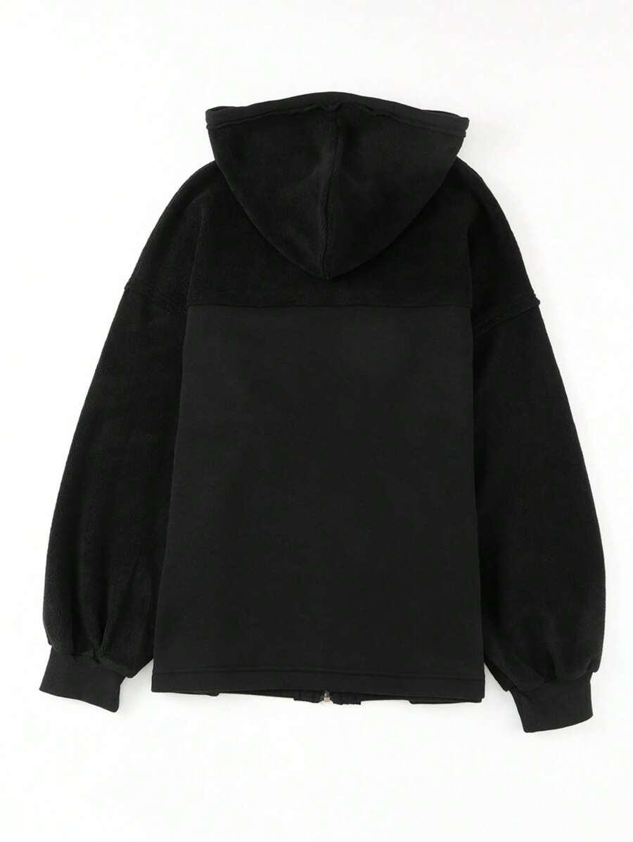 czarna bluza zamek