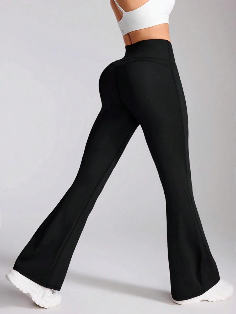 CZARNE LEGGINSY DZWONY