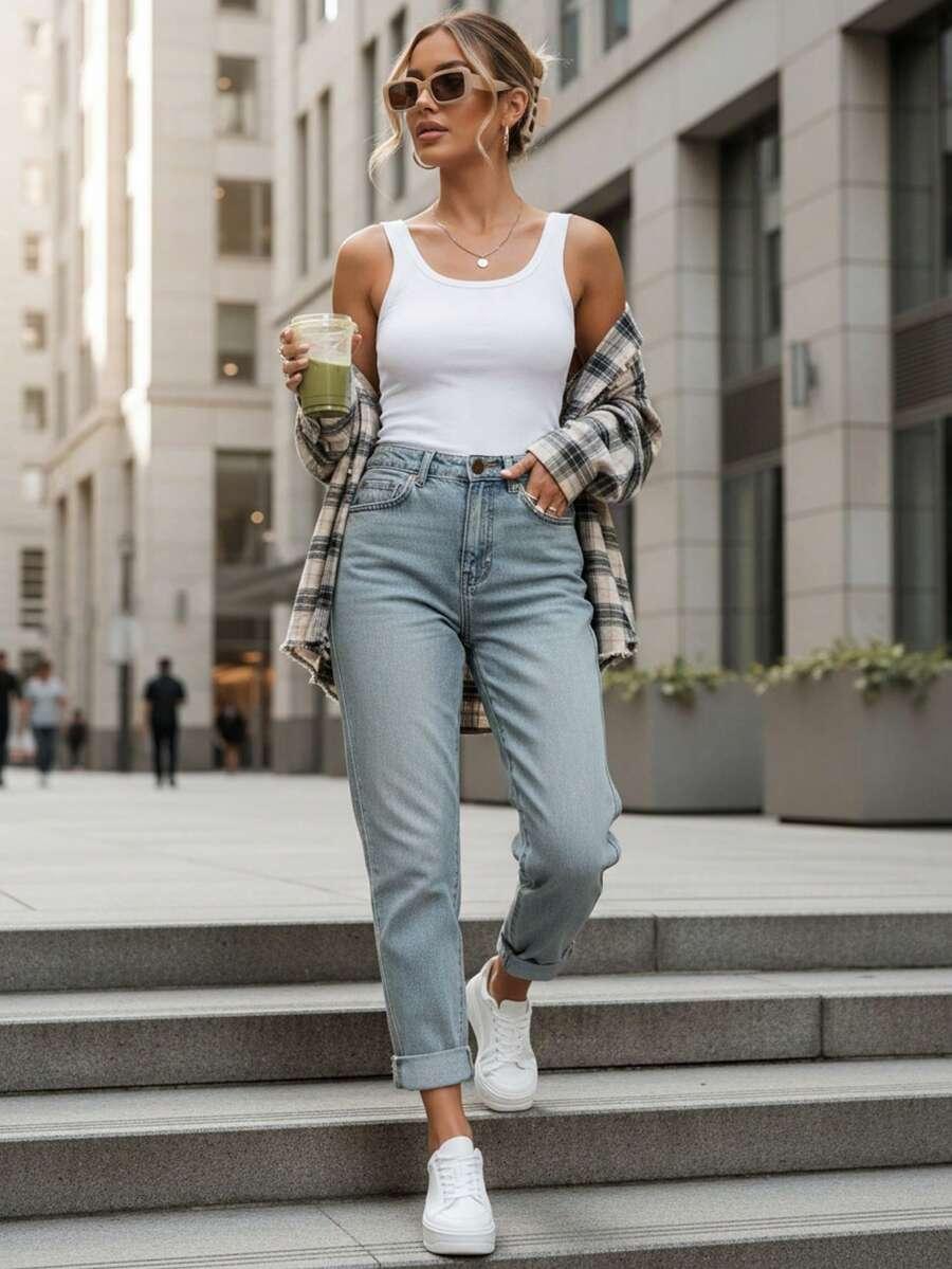 NIEBIESKIE SPODNIE JEANS
