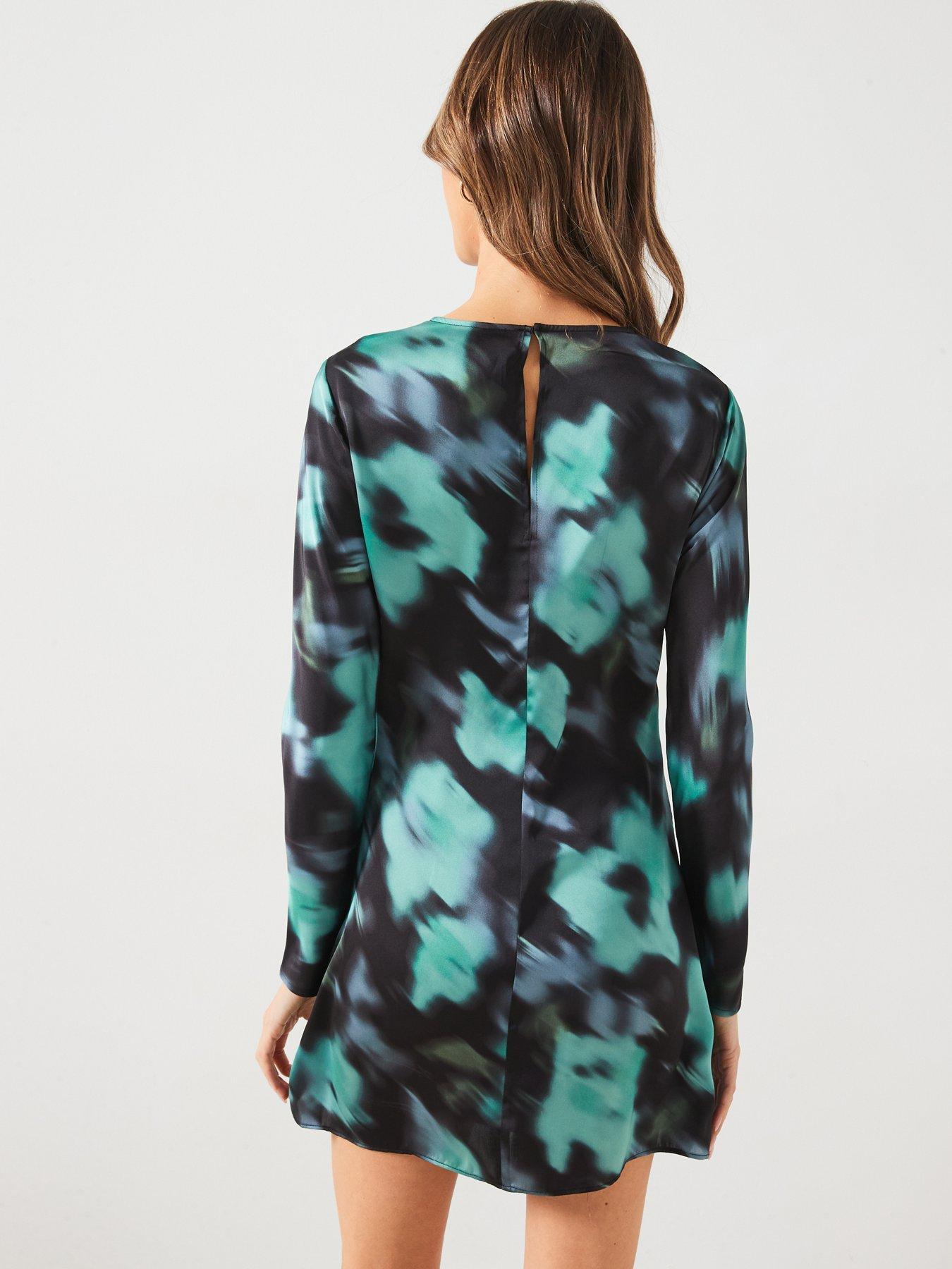 MANGO KRÓTKA SUKIENKA WZÓR TIE-DYE