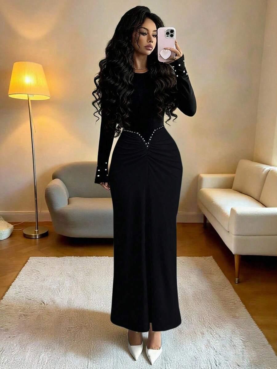 MAXI SUKIENKA ZDOBIENIE