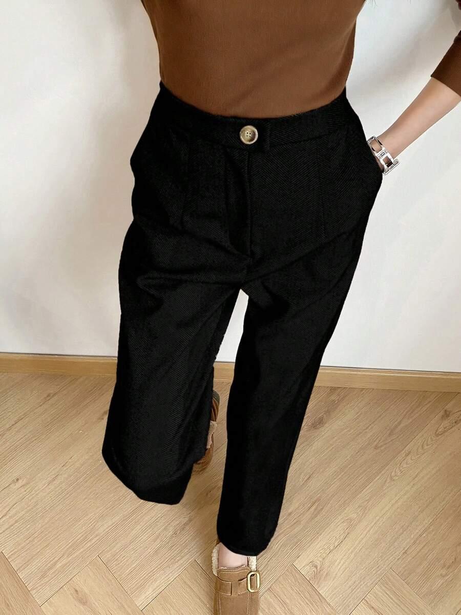 CZARNE SPODNIE CASUAL