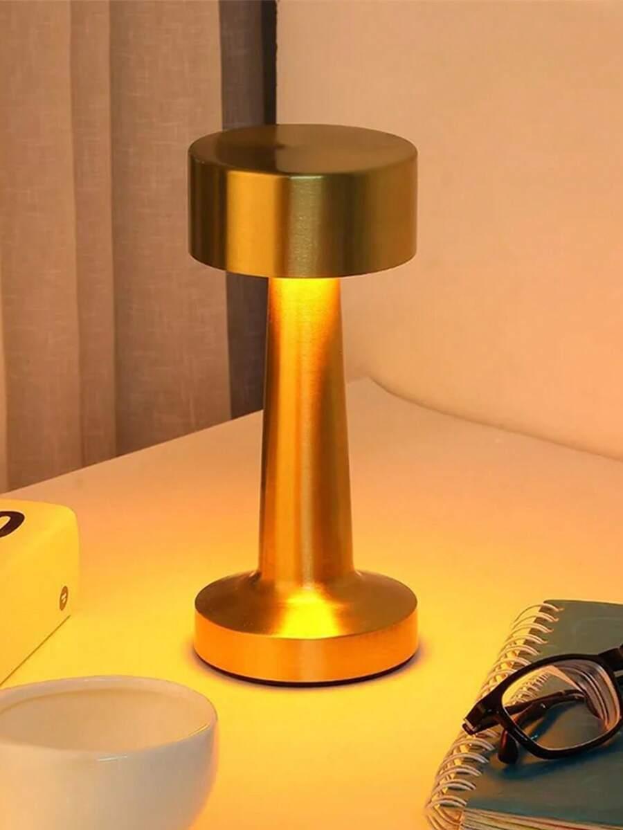 złota lampka nocna led