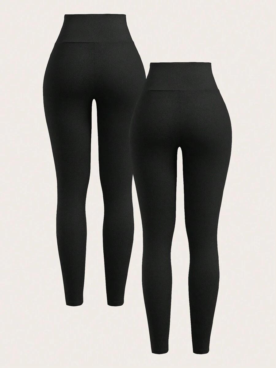 CZARNE LEGGINSY 2-PACK
