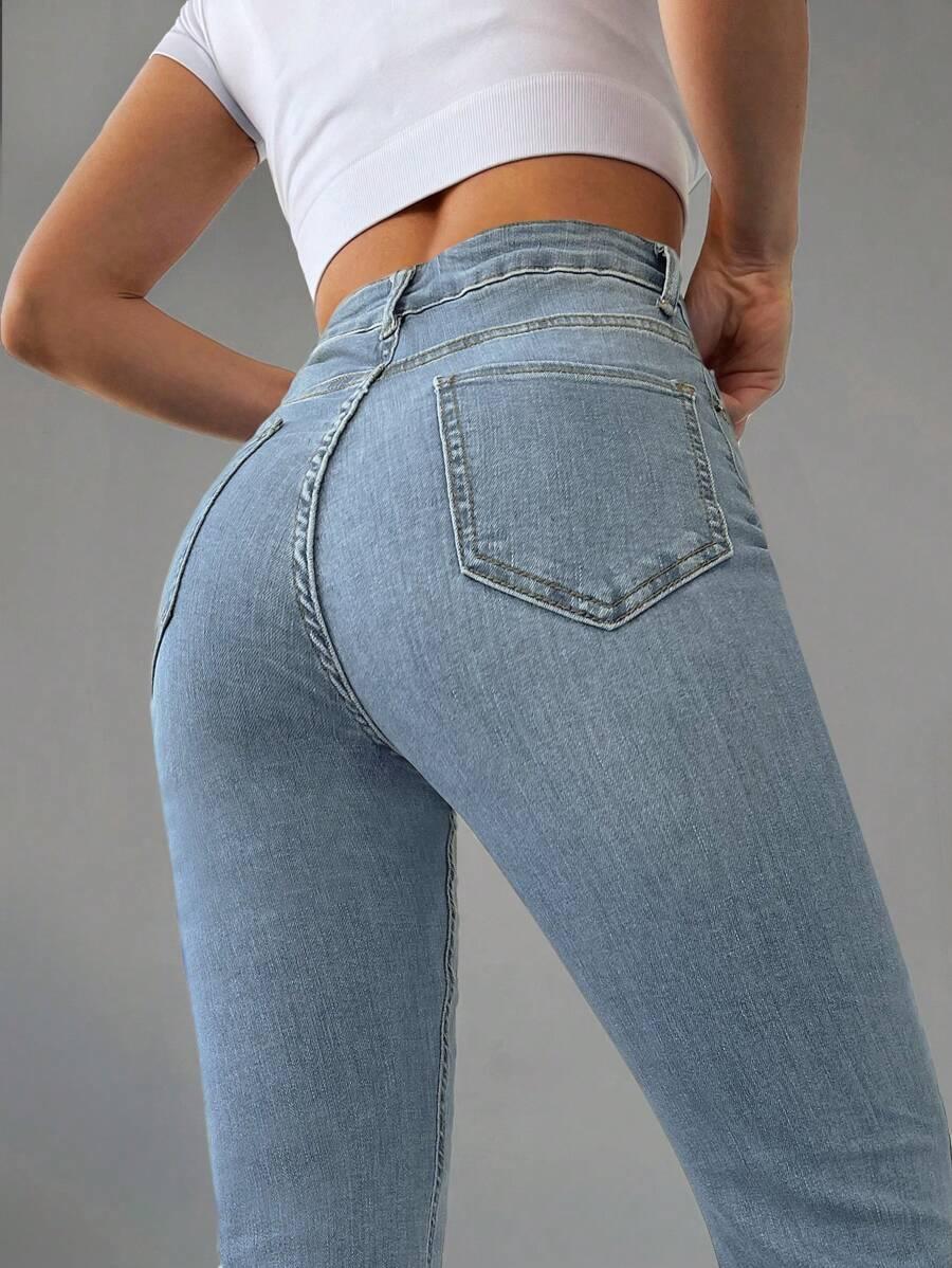 NIEBIESKIE SPODNIE JEANS 