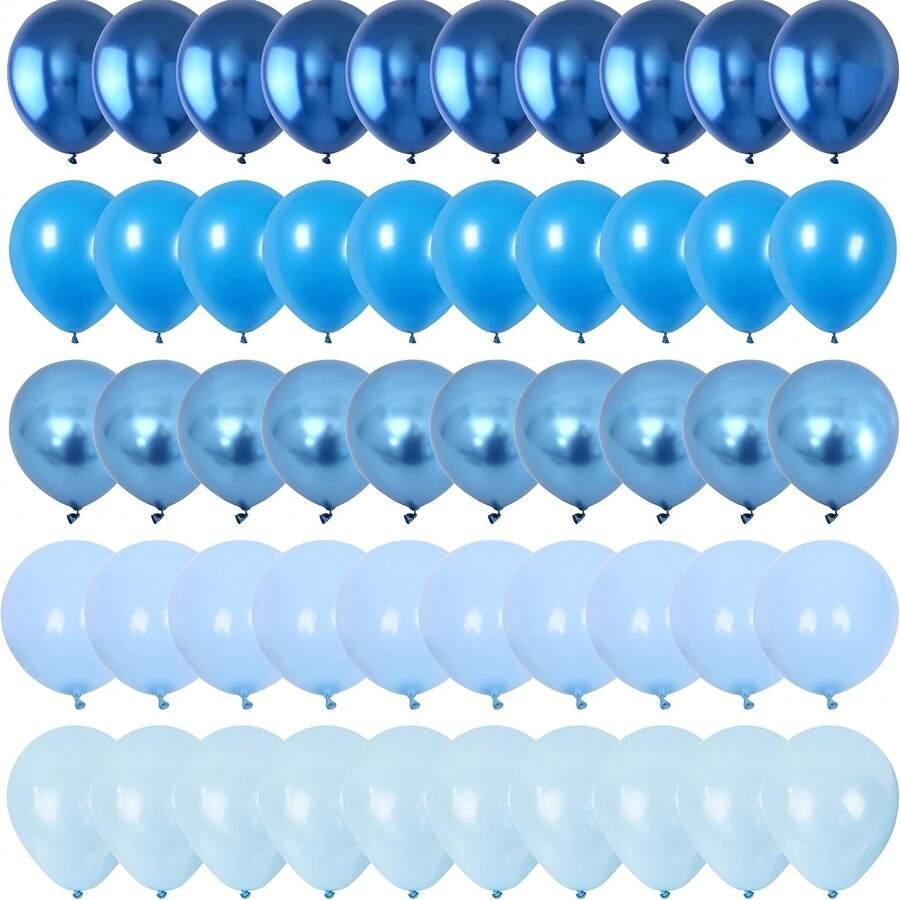 NIEBIESKIE BALONY 50-PACK