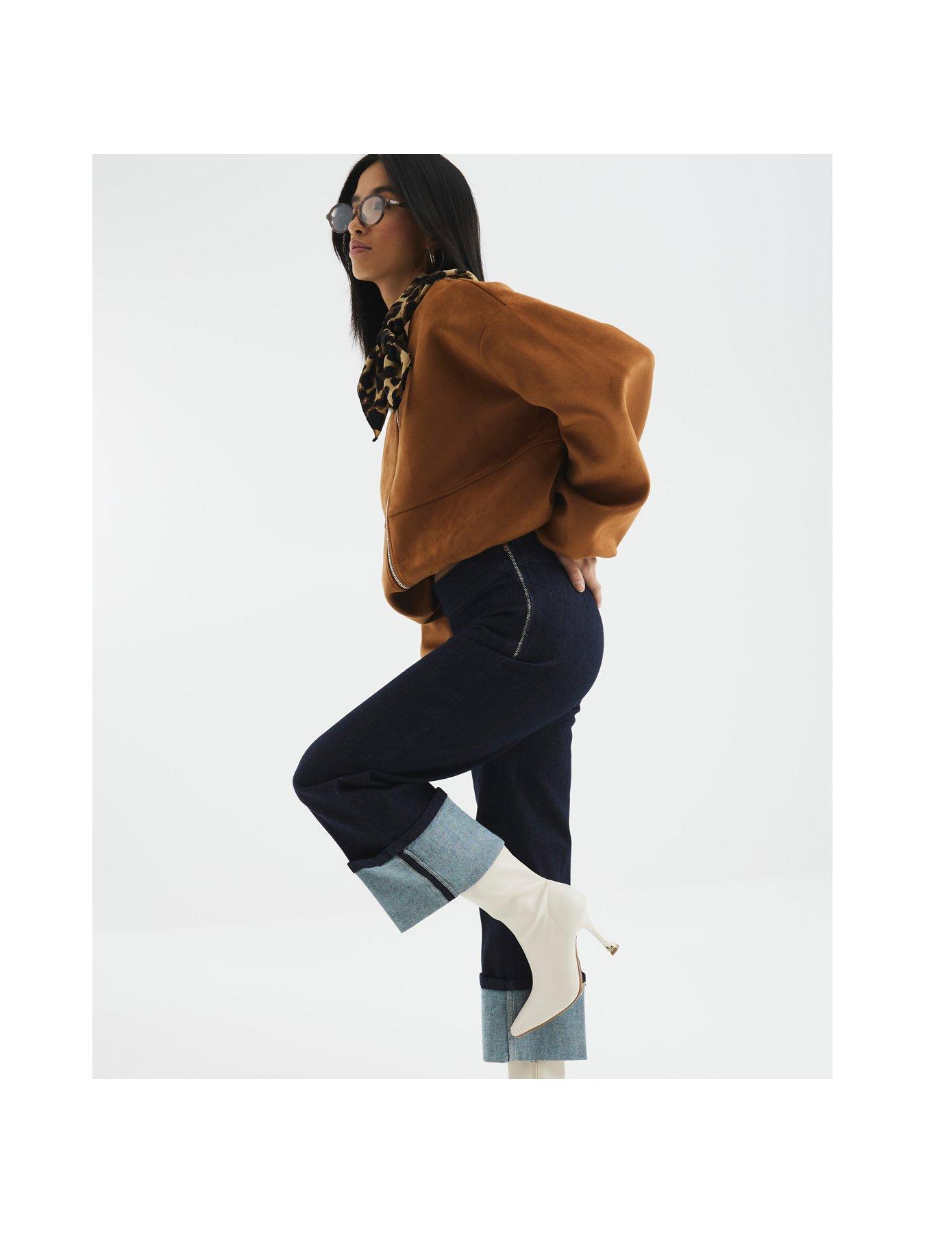 RIVER ISLAND PETITE JEANSY TURN UP