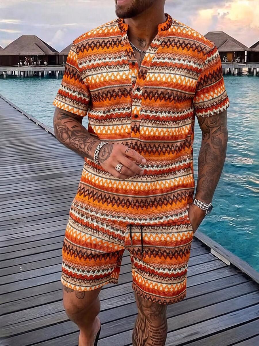 spodenki plażowe wzór
