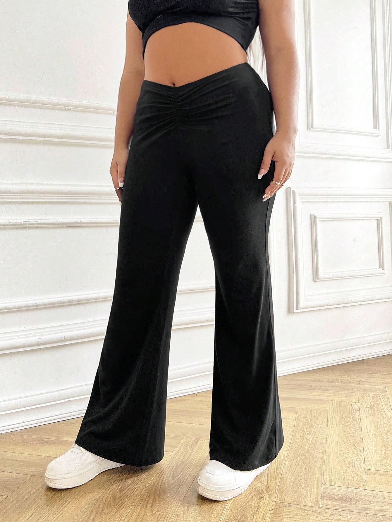 CZARNE LEGGINSY FLARE