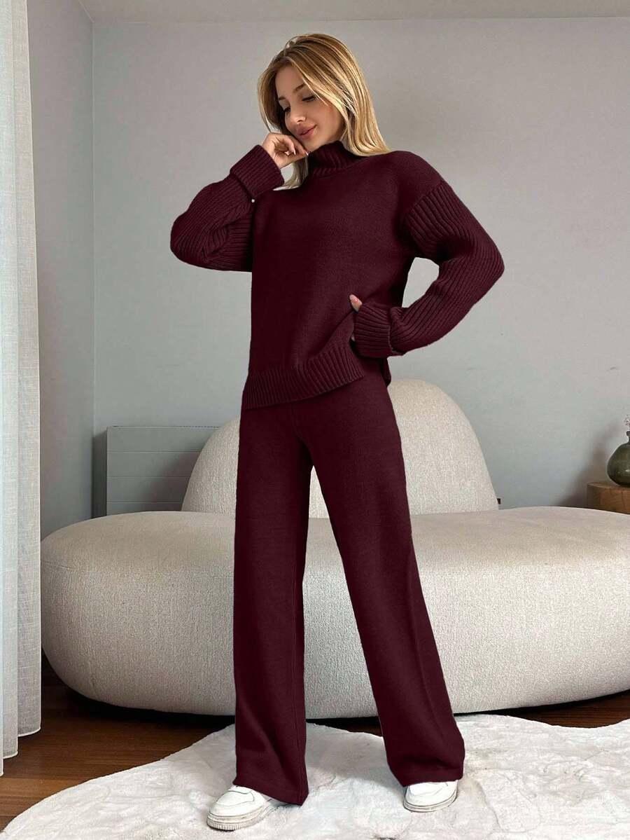 spodnie sweter komplet