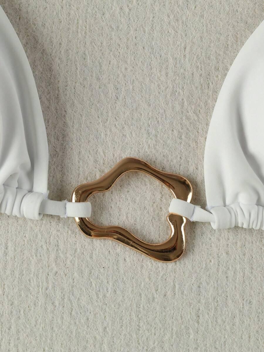 BIAŁA góra od bikini zdobienie