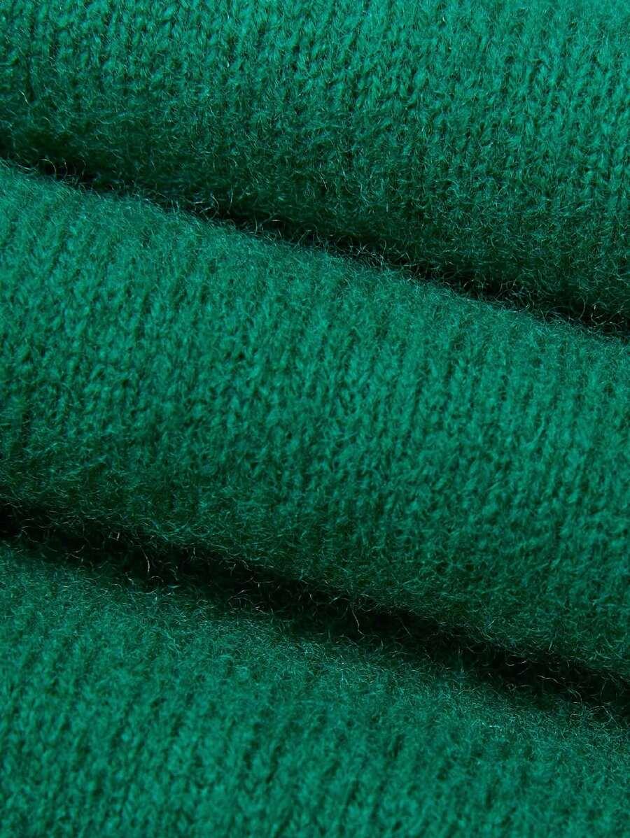 sweter v neck wełna