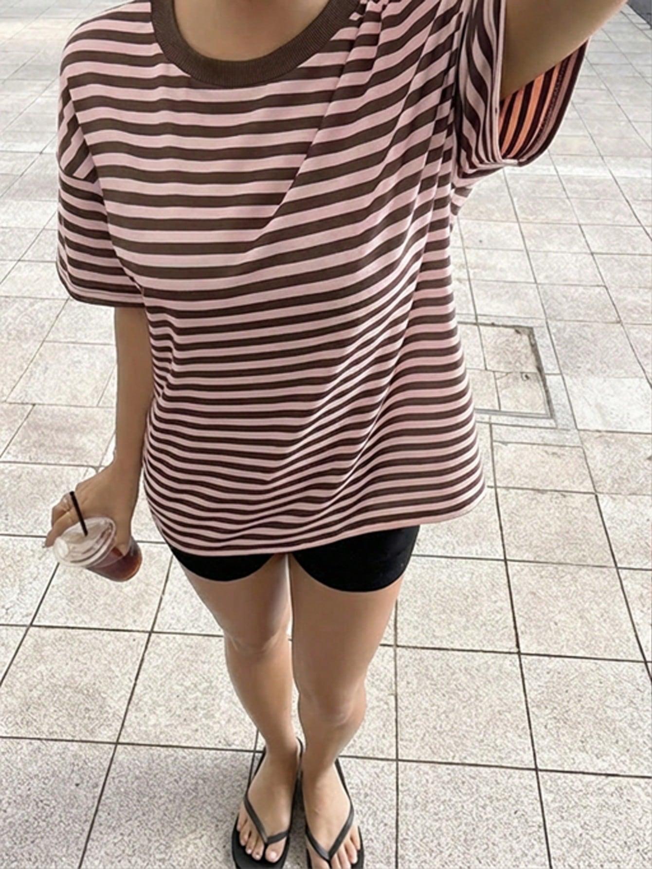 T-SHIRT KRÓTKI RĘKAW paski