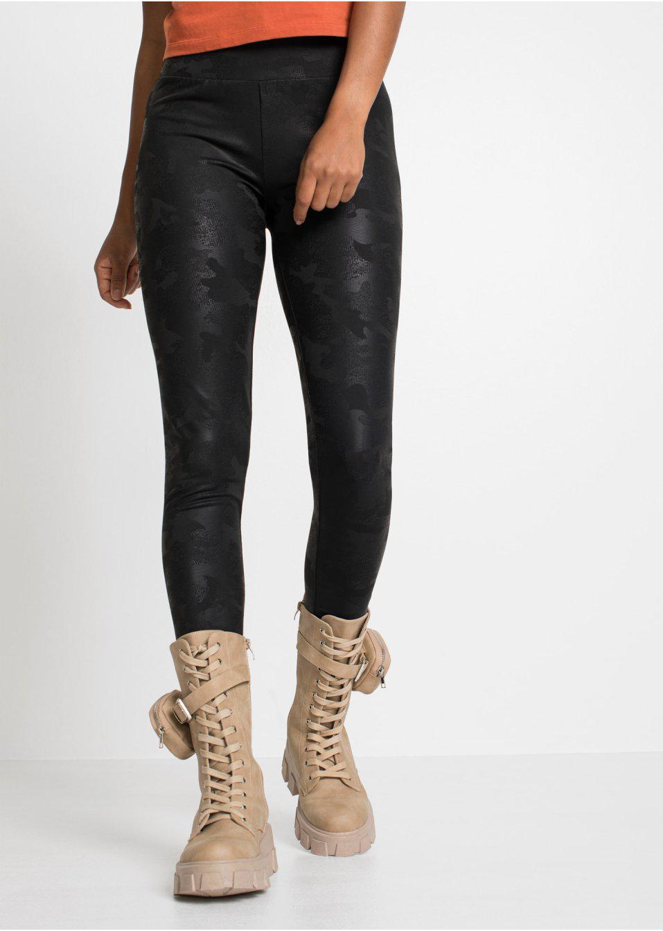 LEGGINSY Z NADRUKIEM DAMSKIE