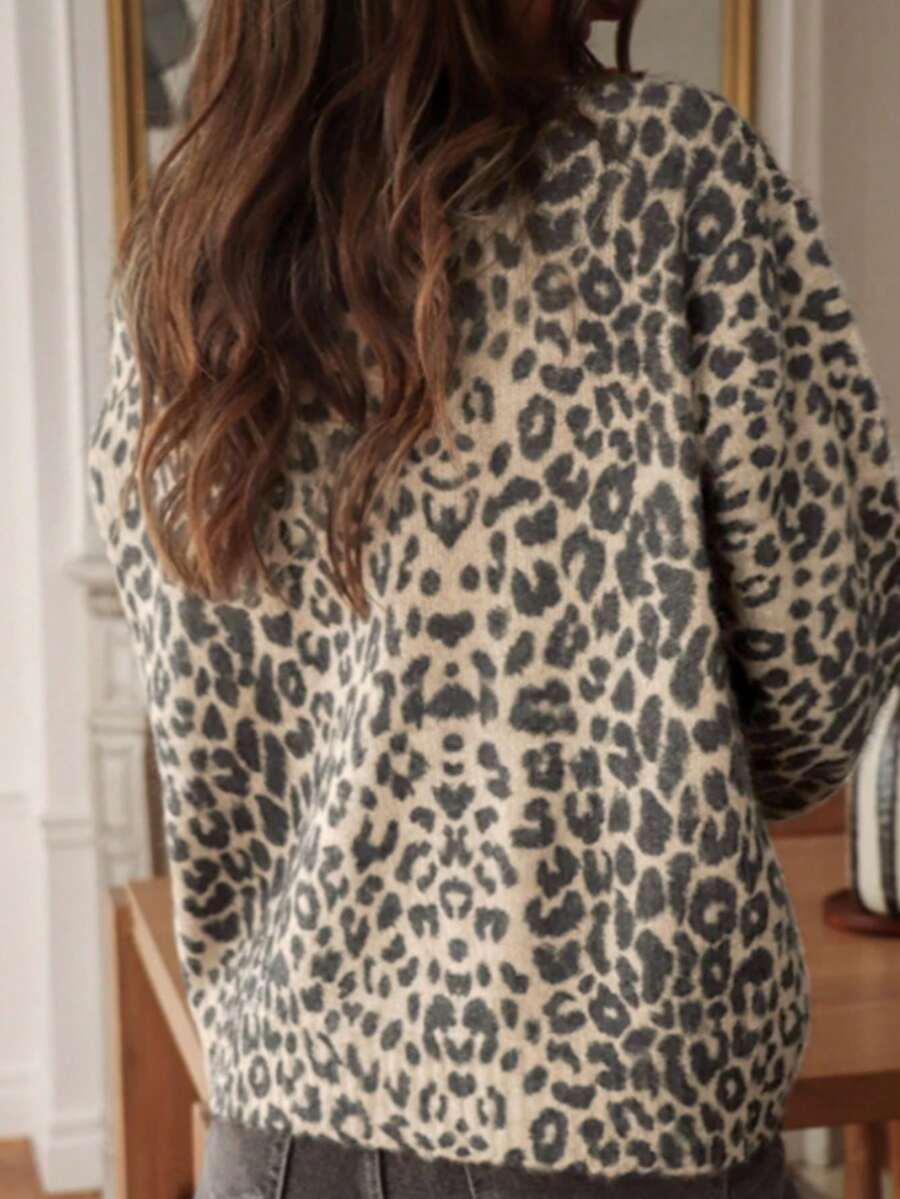 kardigan animal print 