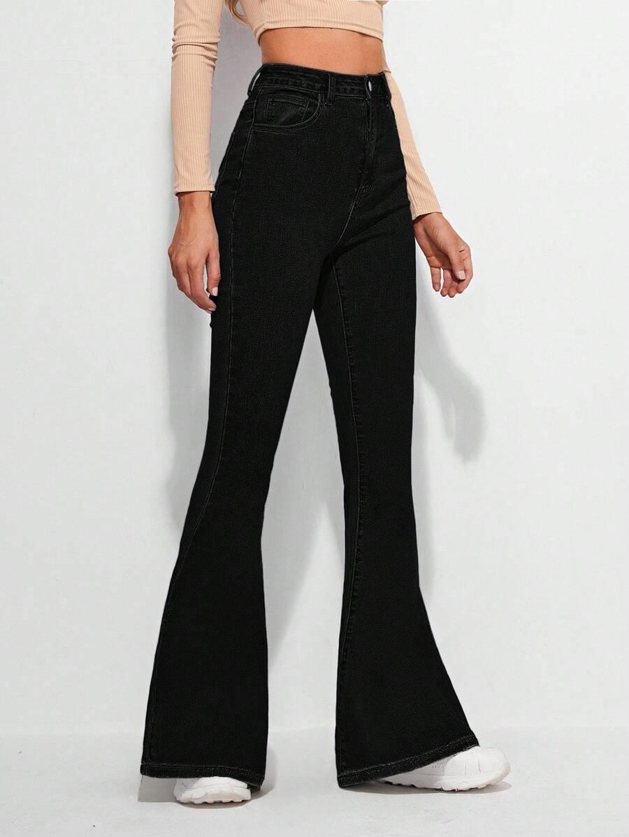 spodnie jeans dzwony 